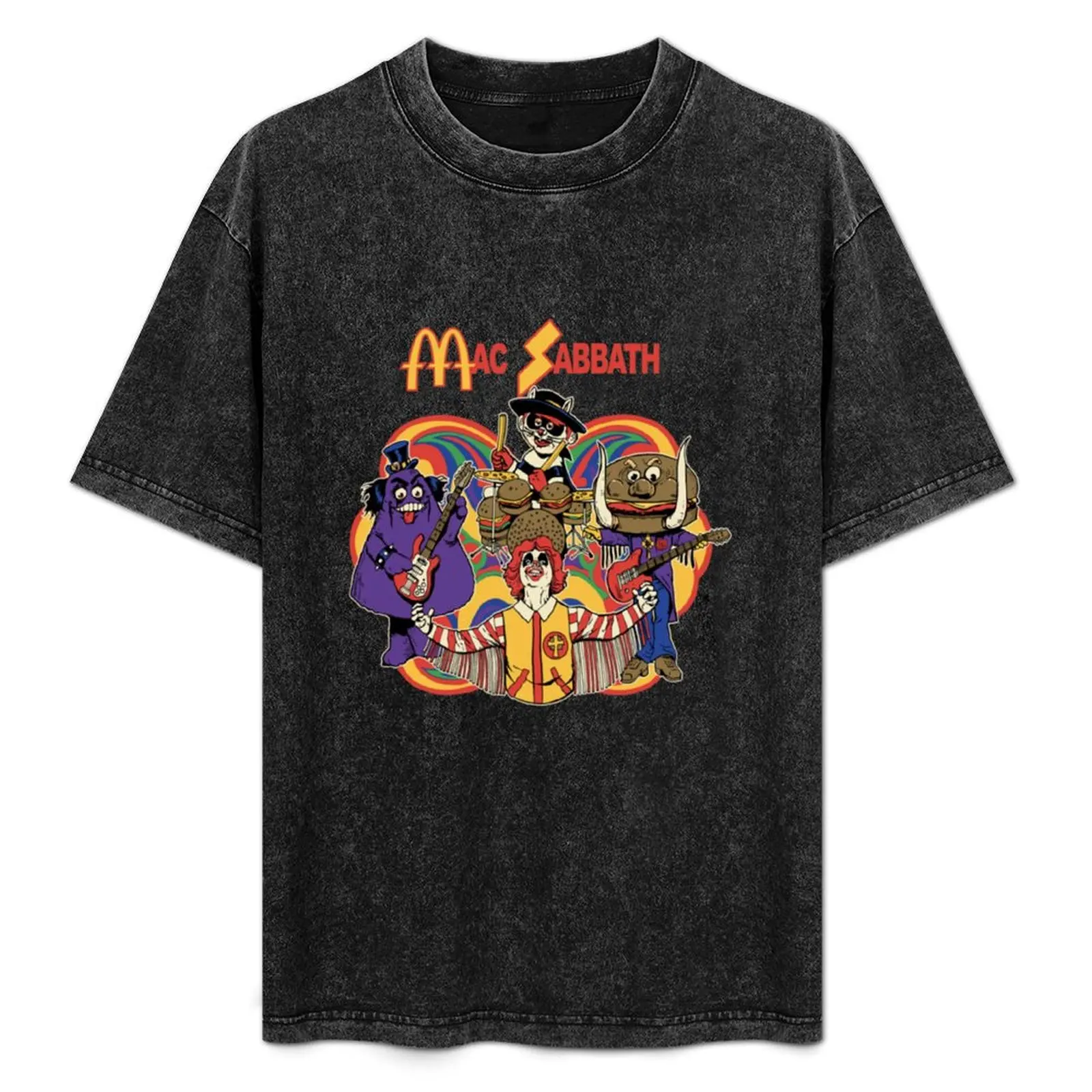 

Mac Sabbath Black T-Shirt graphic t shirt vintage cheap stuff baggy shirts T-shirt men