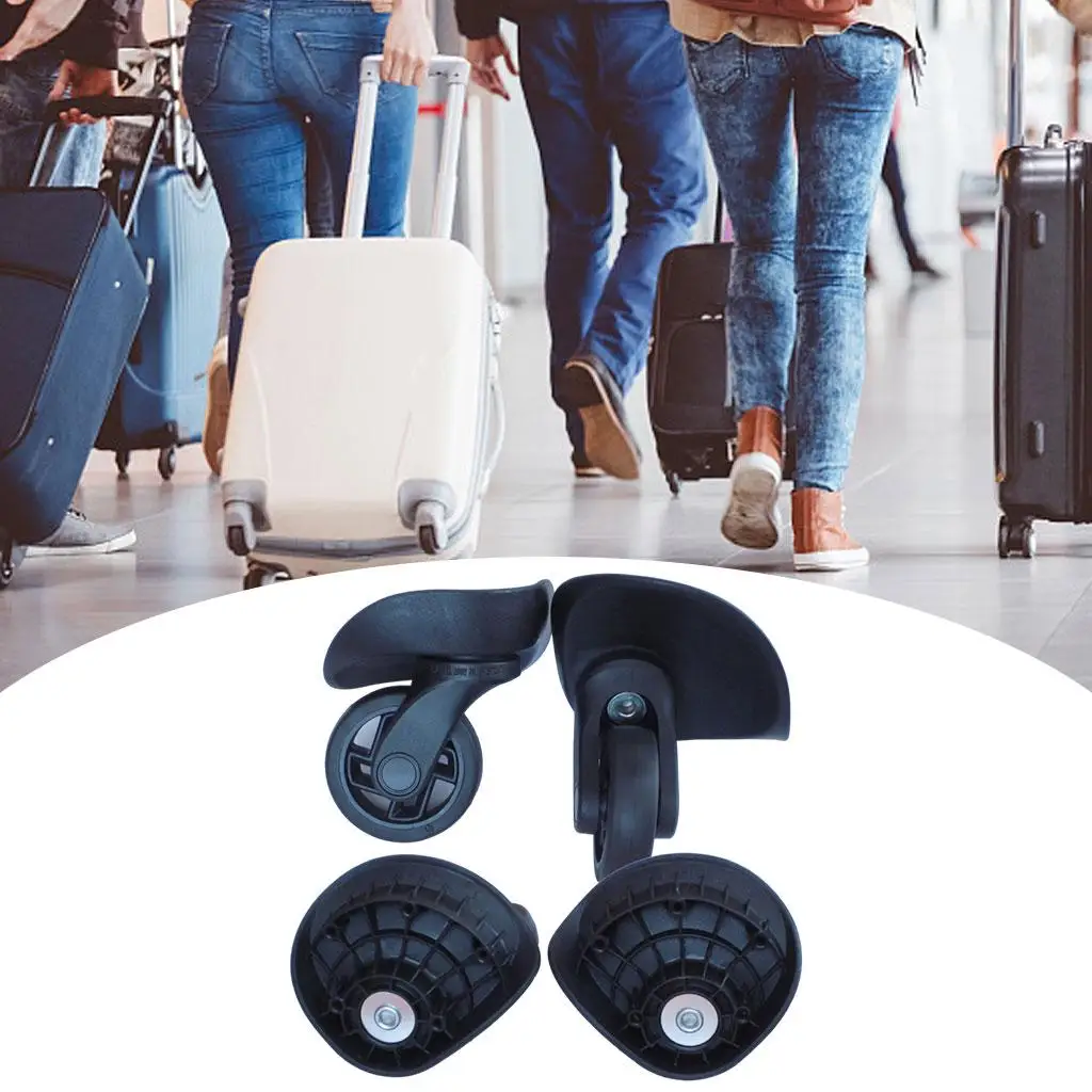 2 قطعة استبدال حقيبة الأمتعة عجلات دوارة 360 عجلات #3