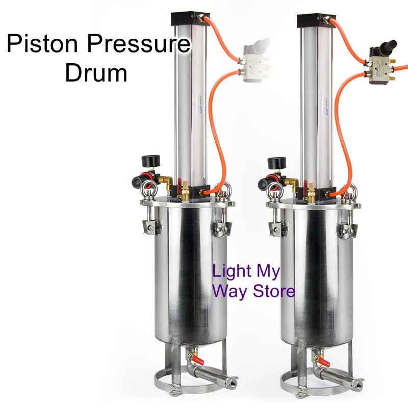 Cylinder Piston Pressure Drum Stainless Steel Piston Pressure Drum Glue Filling Pressure Drum Grease Pressure Drum