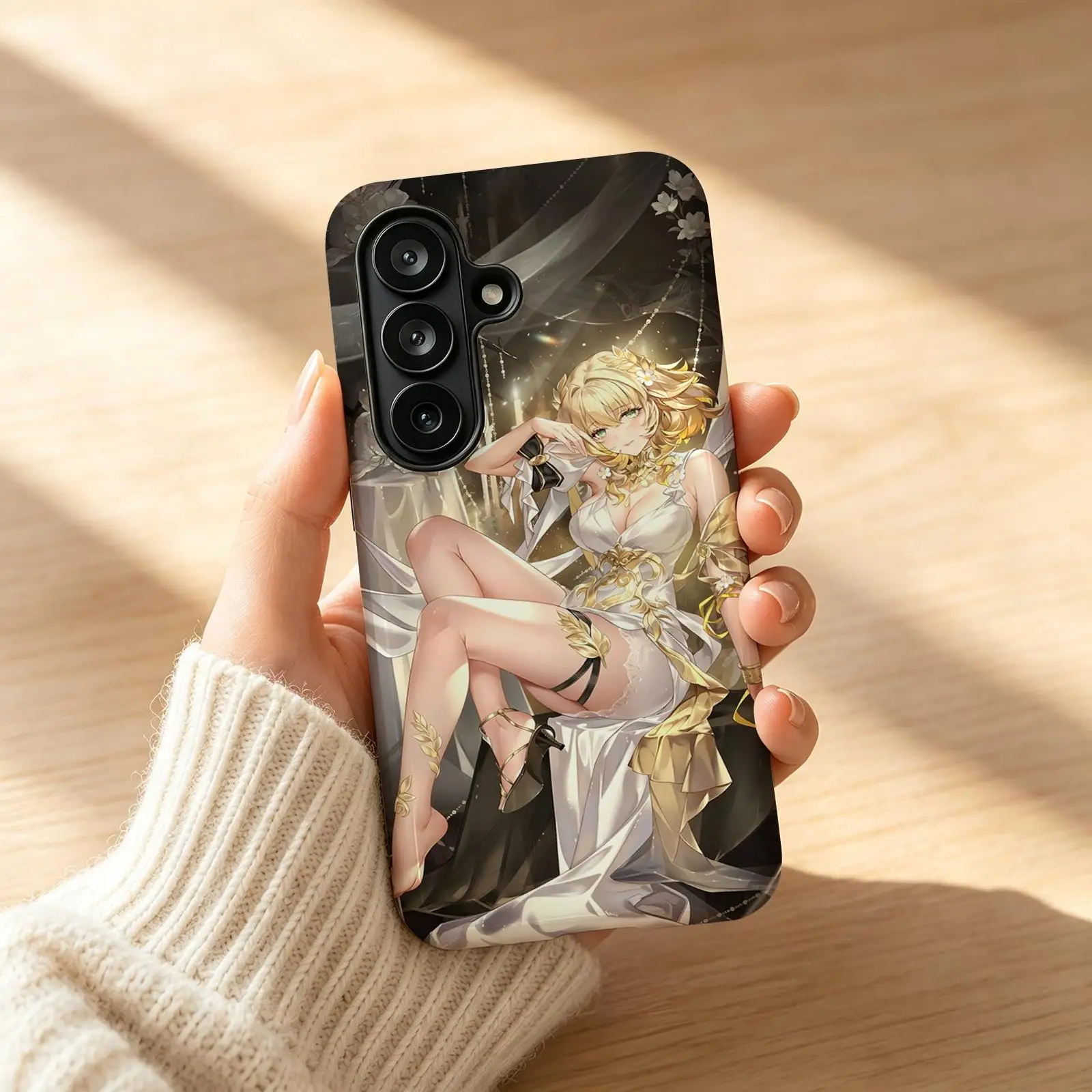 Phone Case For Samsung Galaxy A57 A56 A37 A27 A17 A36 A26 A55 A35 Honkai Star Rail Aglaea Glossy Film Phone Case