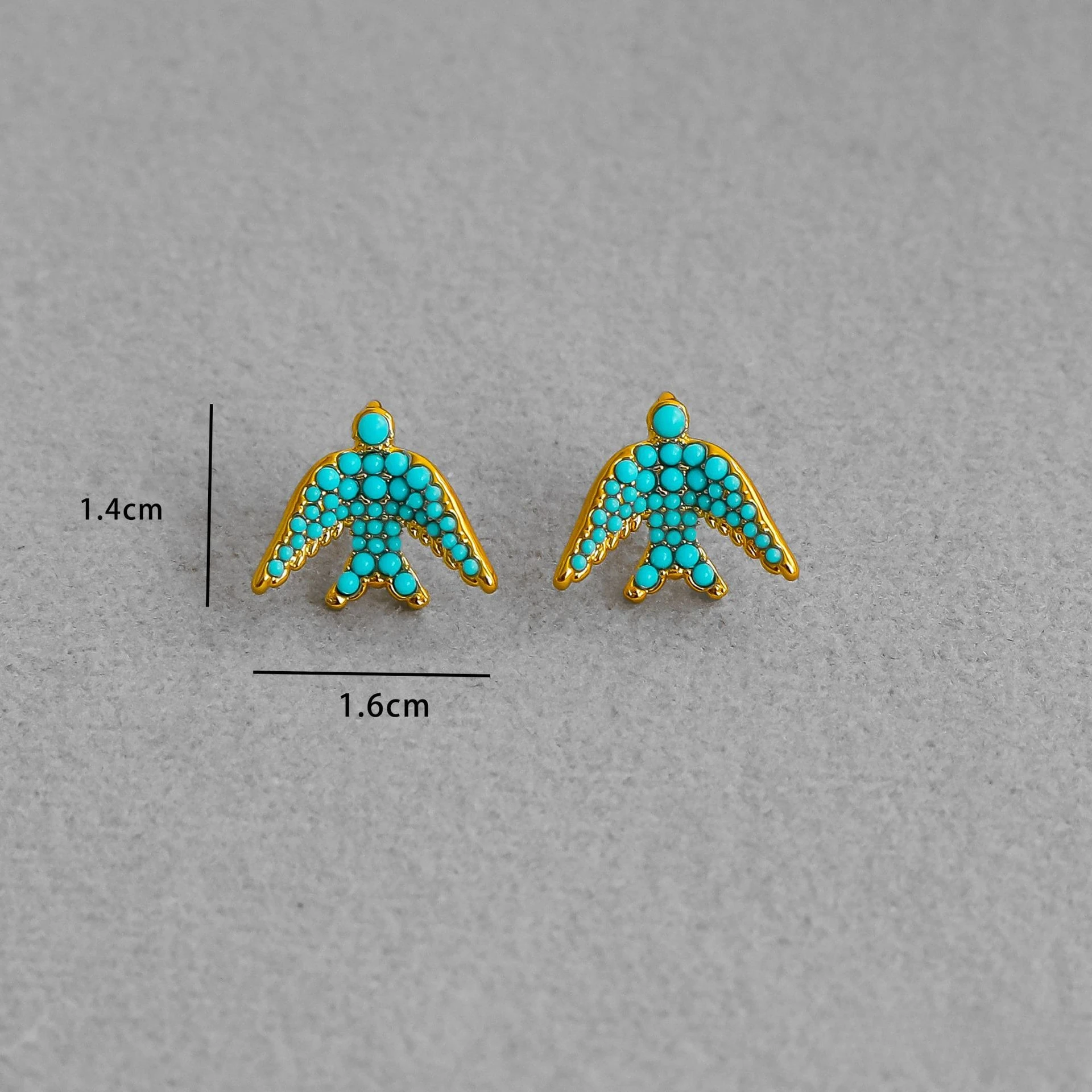 YEEVAA Melody Bird Multi Strand Necklace/Stud Earrings/Cocktail Ring, Jewelry Set, Fashion Jewelry for Women, Unique Gifts