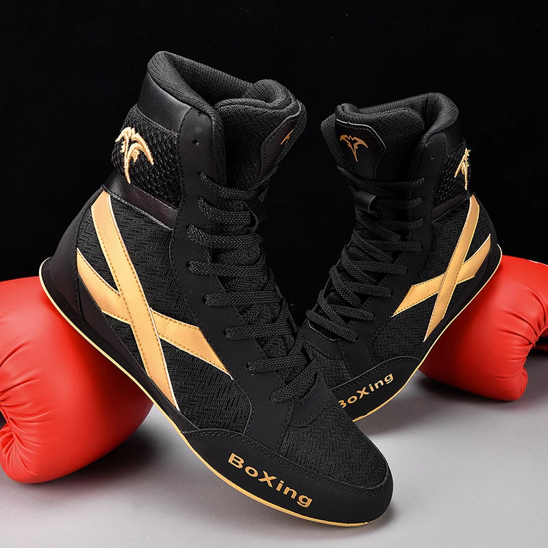 

Men's Professional Unisex Lightweight Anti-Slip Wrestling Shoes Durable Boxing Shoes Wrestling Shoes Sports Shoes