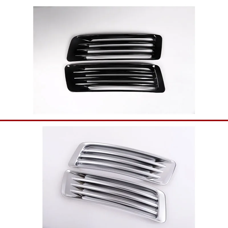2pcs/set For Land Rover Range Rover Vogue 2013-2017 Car Styling ABS Chrome Front Fog Light Grille Frame Cover Trim Accessories