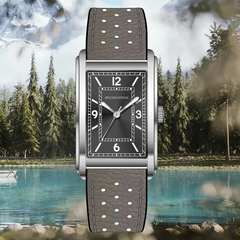 นาฬิกาคู่แฟชั่น Specht & Söhne ปี 2025 รุ่น VH31 นาฬิกาควอตซ์ สไตล์ลำลองย้อนยุค กระจกแซฟไฟร์ สายหนัง ตัวเรือนเหล็ก