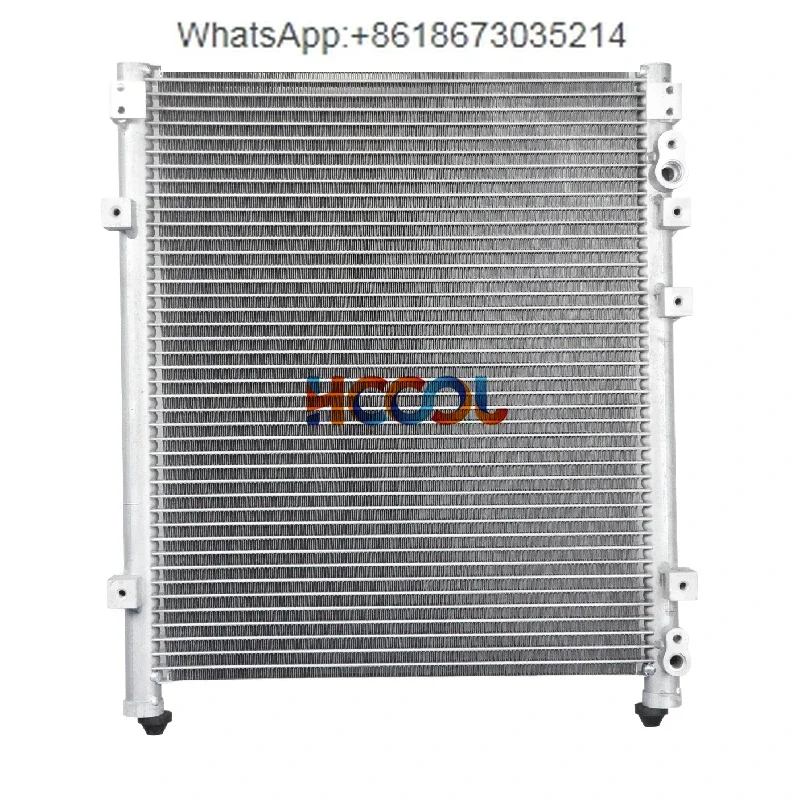 Excavator accessories DX55-9C DX60-9C air conditioner condenser, radiator sheet, heat dissipation net