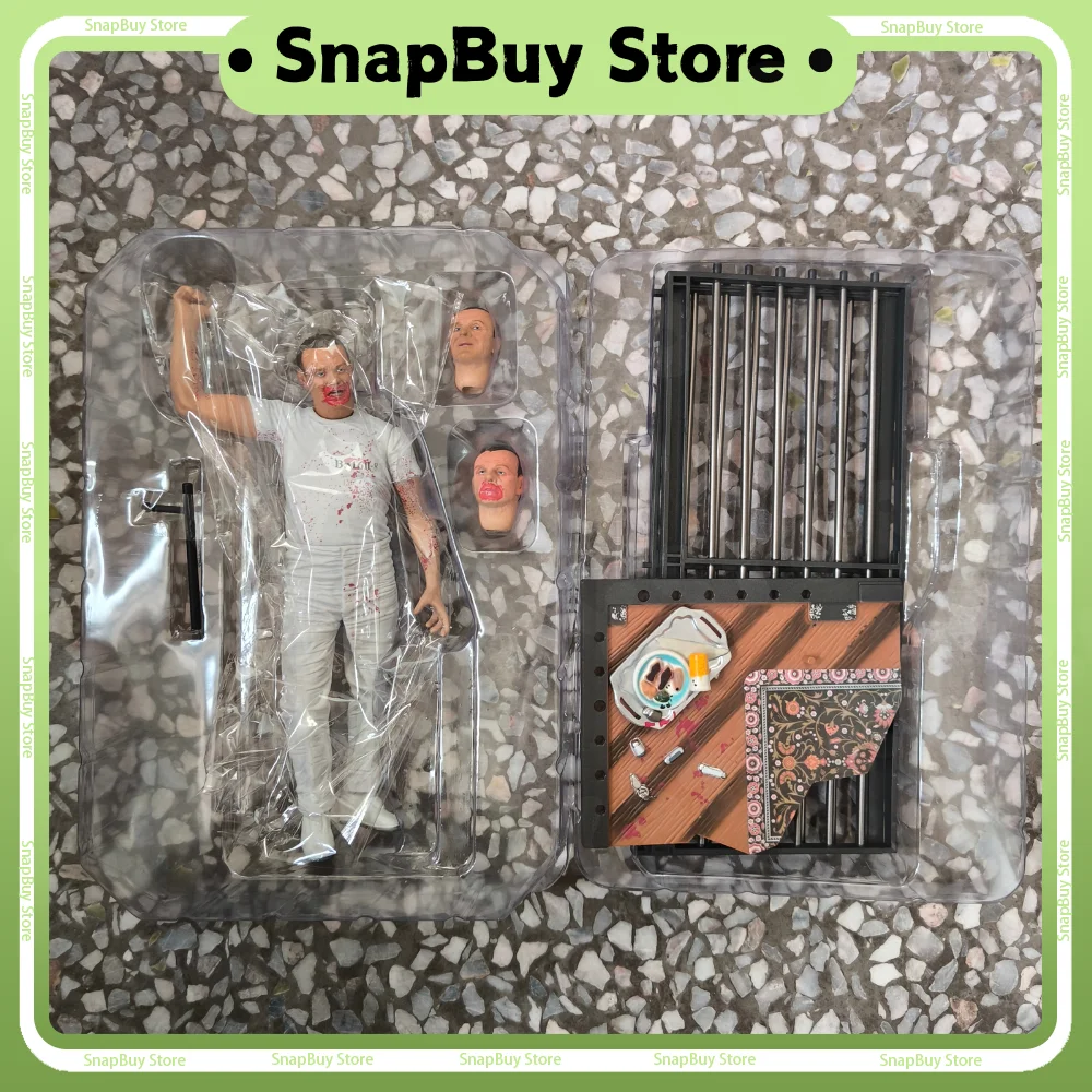 

NECA Figure The Silence Of The Lambs Hannibal Lecter Jailbroken Action Figure Model Toy Cute Doll Joint Movable Christmas Gift