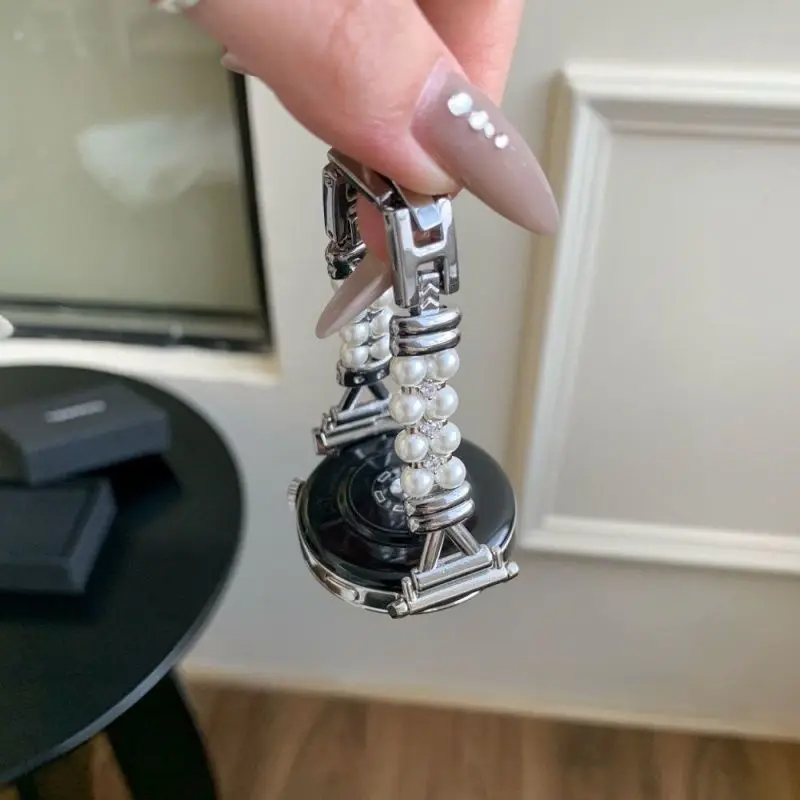 

Suitable for HW Watch Fit3/Fit4 watch straps and HW Band 8/9/10NFC V-chain pearl handmade watch straps