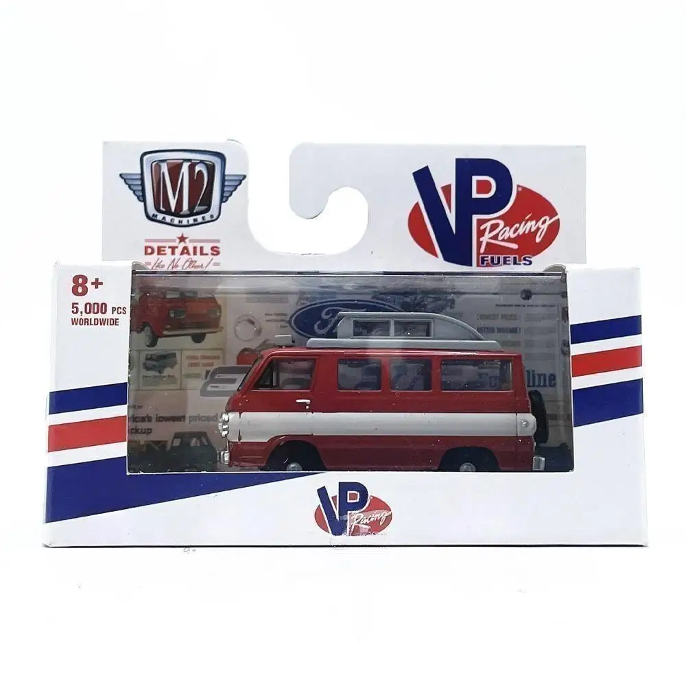 

M2 1/64 1965 Dodge A100 Camper Van VP Racing Die-cast alloy car model collection display child gift
