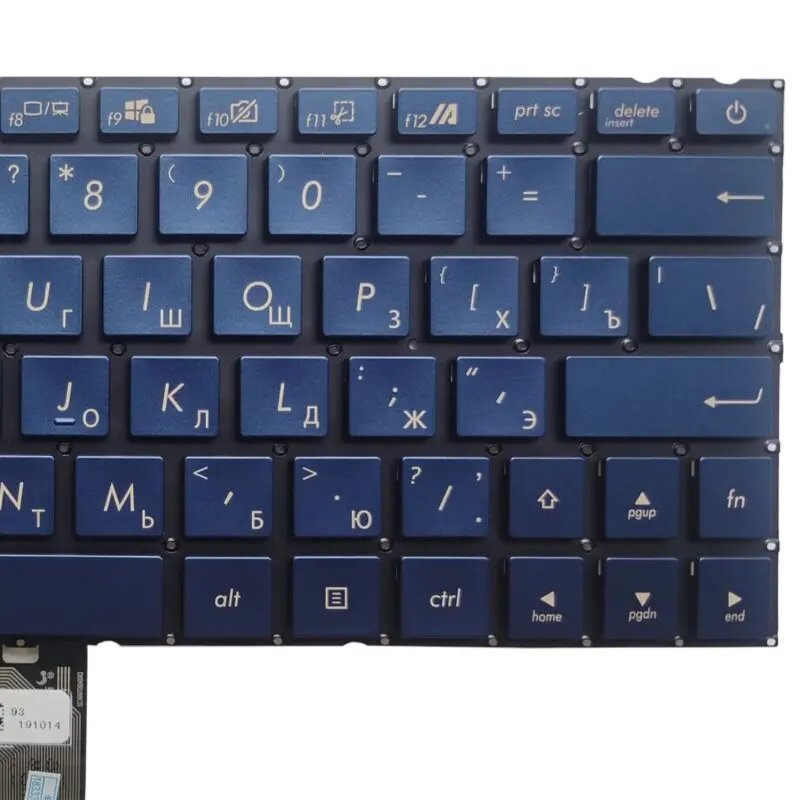 New Russian Keyboard For ASUS ZenBook UX334 UX334FAC UX334FA UX334FL UX334FLC With Backlight