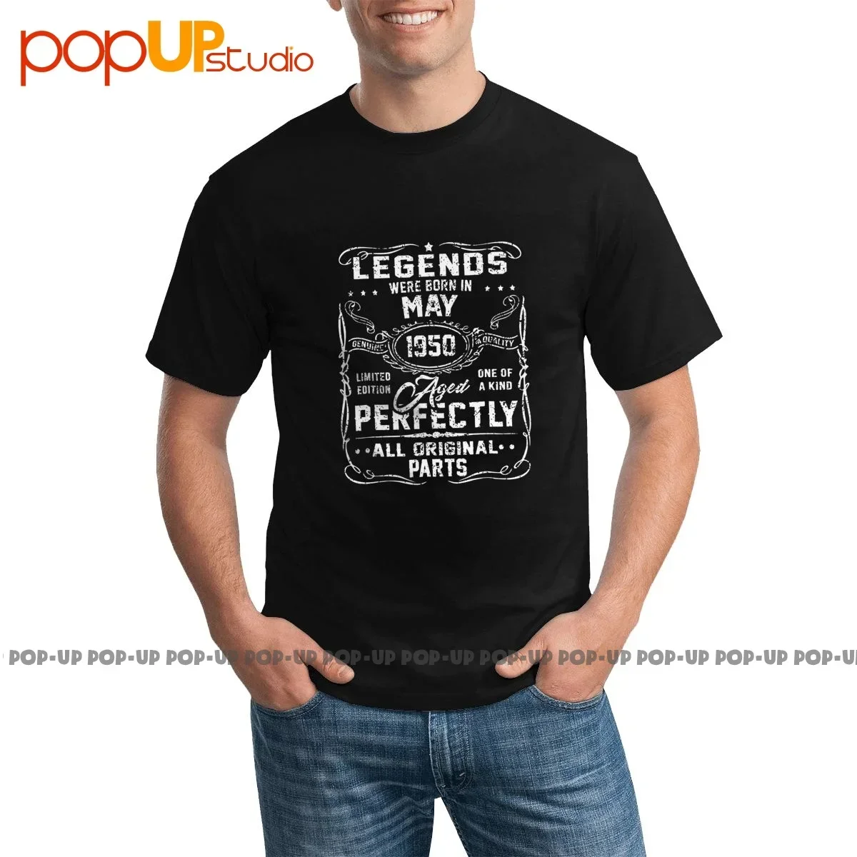 New Legends Born In May 1950 71St Birthday Gift T-shirt Print Harajuku Hot Deals Tee Shirt