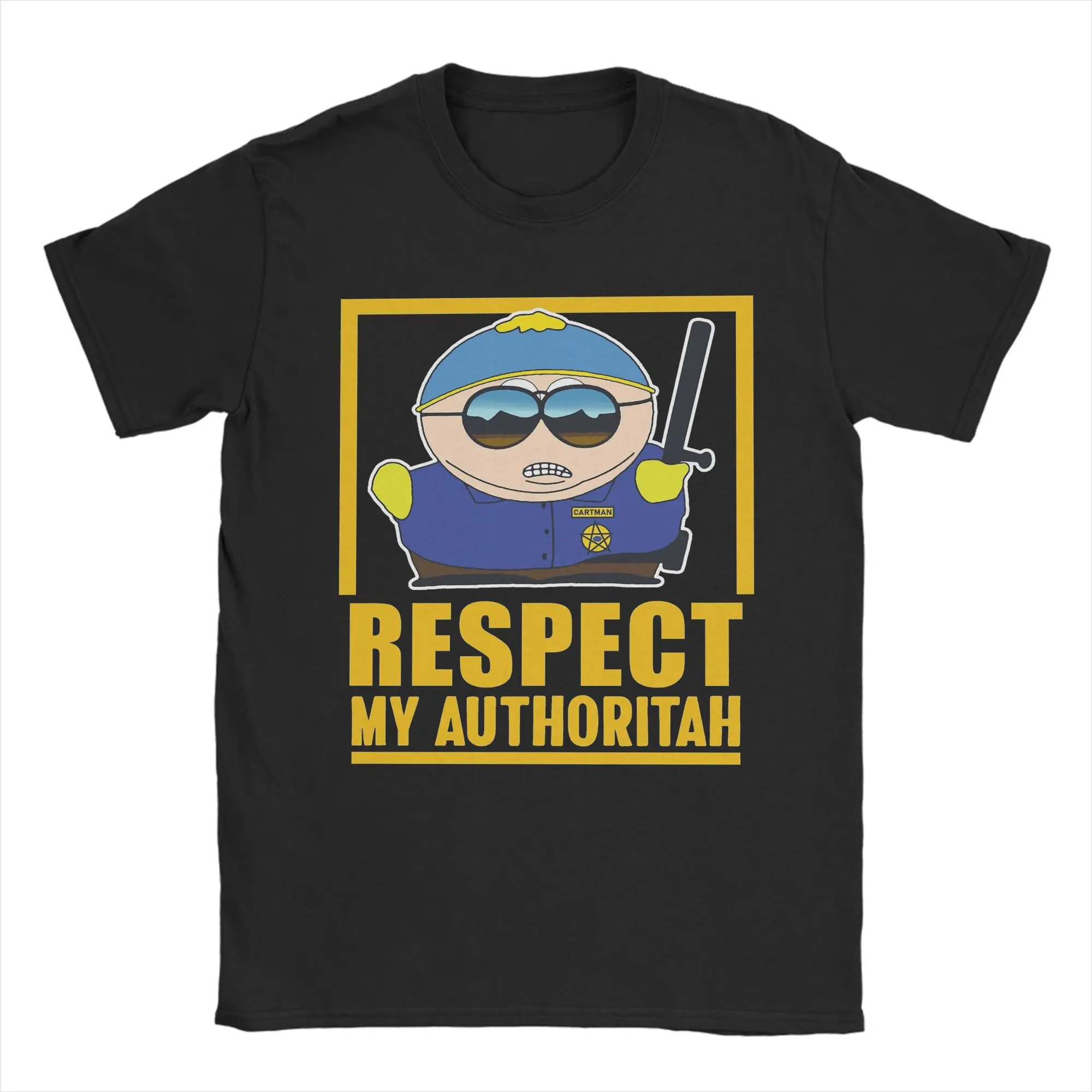 

South Cartoon Park Cartman T Shirts for Men 100% Cotton Novelty T-Shirts O Neck Cartman Tees Short Sleeve Clothes Original