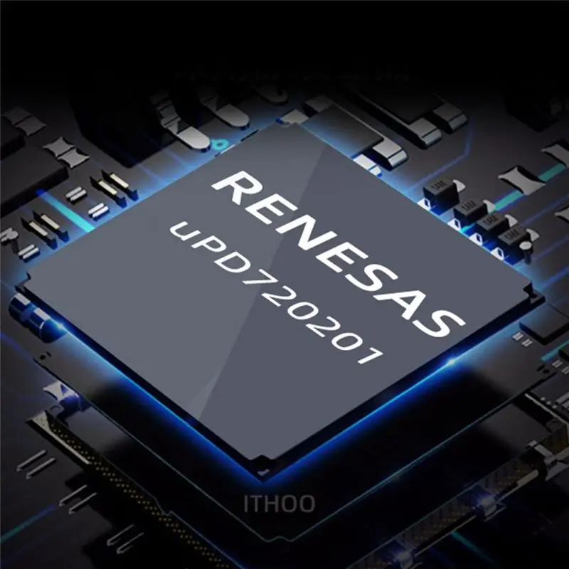 محول USB 3.2 Pci Express Pci E إلى 7 منافذ USB3 Gen1 بطاقة مهايئ توسيع Pci-E موسع بطاقة Pci Express