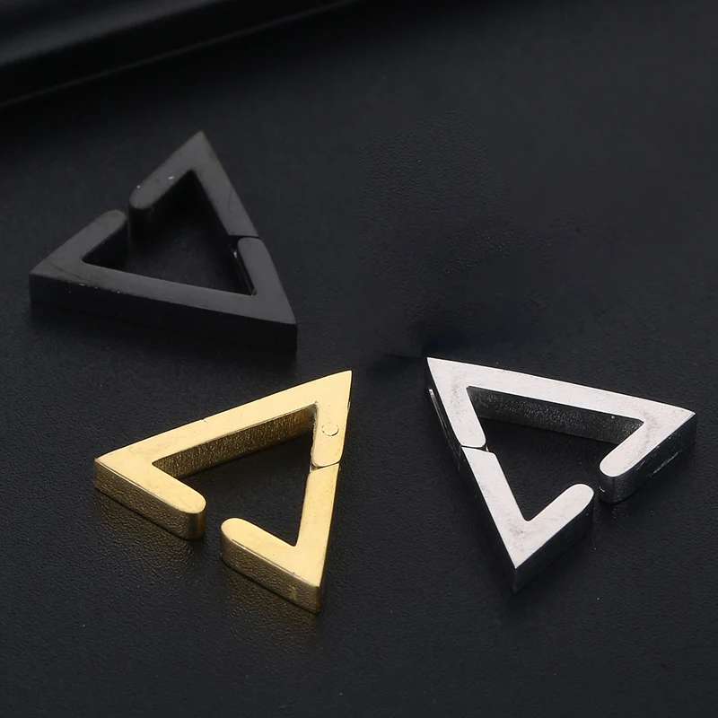 1 Pairs Gothic Fake Ear Clip Hoop Earrings for Men and Women Stainless Steel Painless Non Piercing Fake Earrings Jewelry Gifts view 2