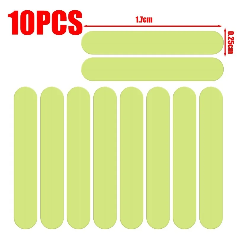 10 peças adesivos luminosos de botão de controle de câmera para iphone 16/16 promax/16 plus/16 pro filme protetor de botão lateral anti-arranhões