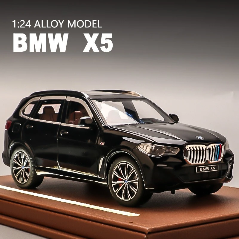 

1:24 BMW X5 SUV lloy Car Model Sound and Light Pull Back Children's Toy Collectibles Birthday gift