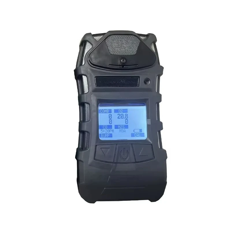 5X Multigas Detector Gas Types LEL O2 CO H2S Monochrome Screen