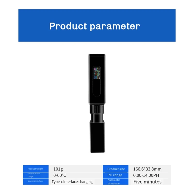 Digital 5-In-1 Water Meter PH, TDS, EC, Salinity%, And Temp,Pen-Type Tester For Hydroponics, Pool, Aquariums Promotion