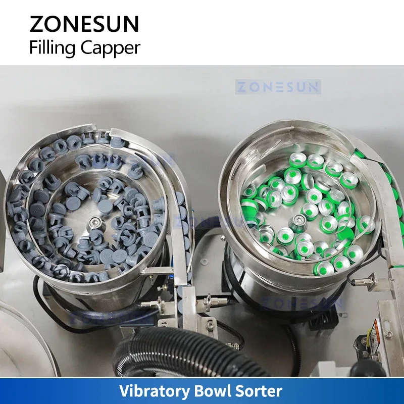 

Zonesun ZS-AFX10 Automatic Bottle Filling and Stoppering Machine Bottle Sealing Machine Monoblock Filler Capper