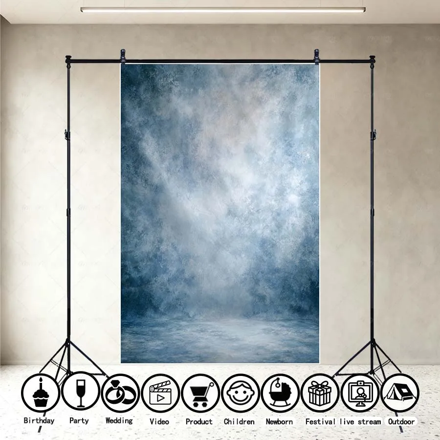 MOON.QG خلفية تصوير ديناميكية مزخرفة خلفية متدرجة ناعمة فوتوزون ملصق للأطفال خلفية استوديو تصوير الصور #3