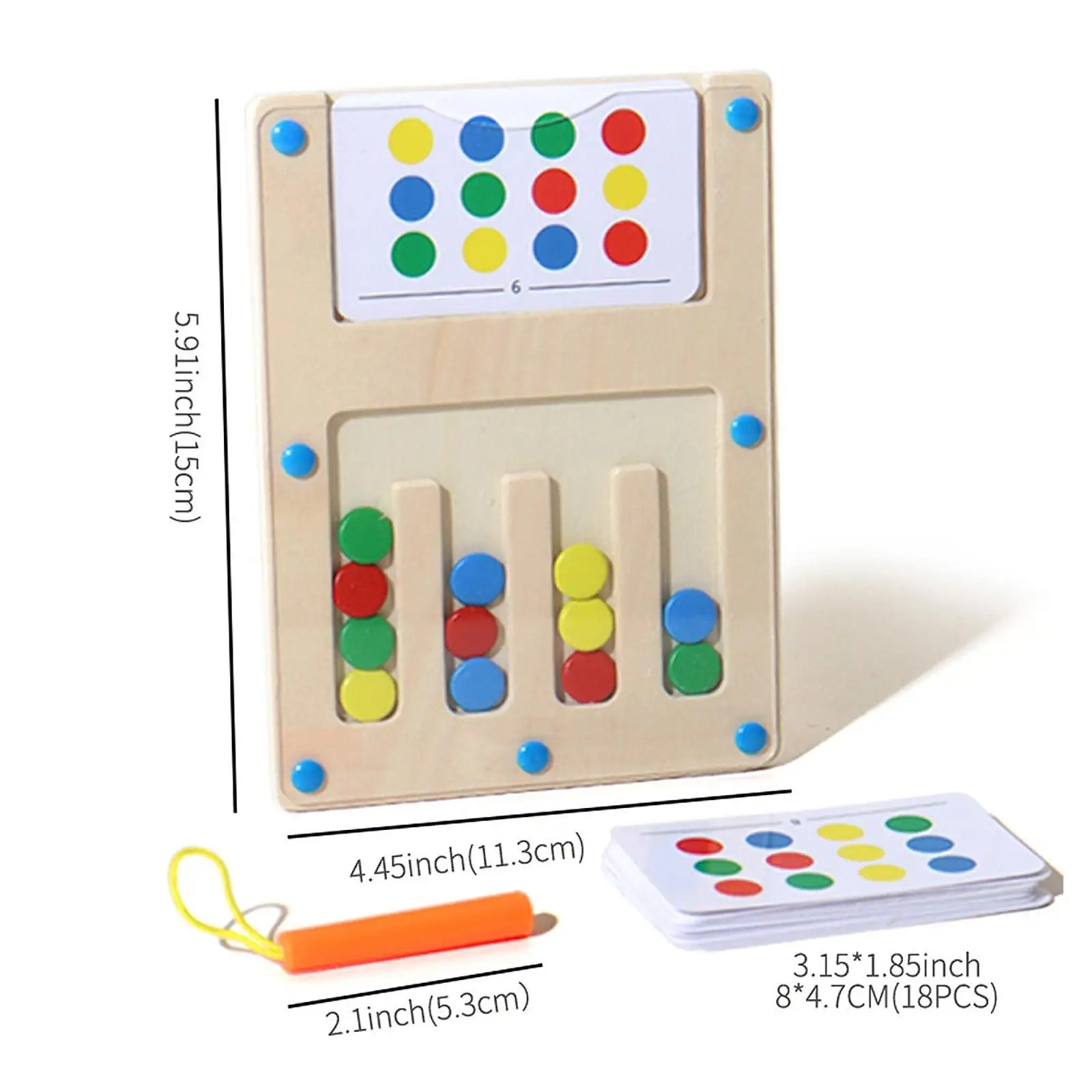 Giocattolo puzzle con abbinamento colori Divertenti giocattoli da viaggio su strada Rompicapo per abbinamento di forme di colore che giocano a genitori Educazione della prima infanzia