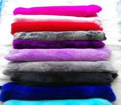 Real Fur Rex Rabbit Skin Set, DIY Mobile Bag, Rex Collar Garment, Leather Fur Rabbit Hair, 45x28cm, General Set