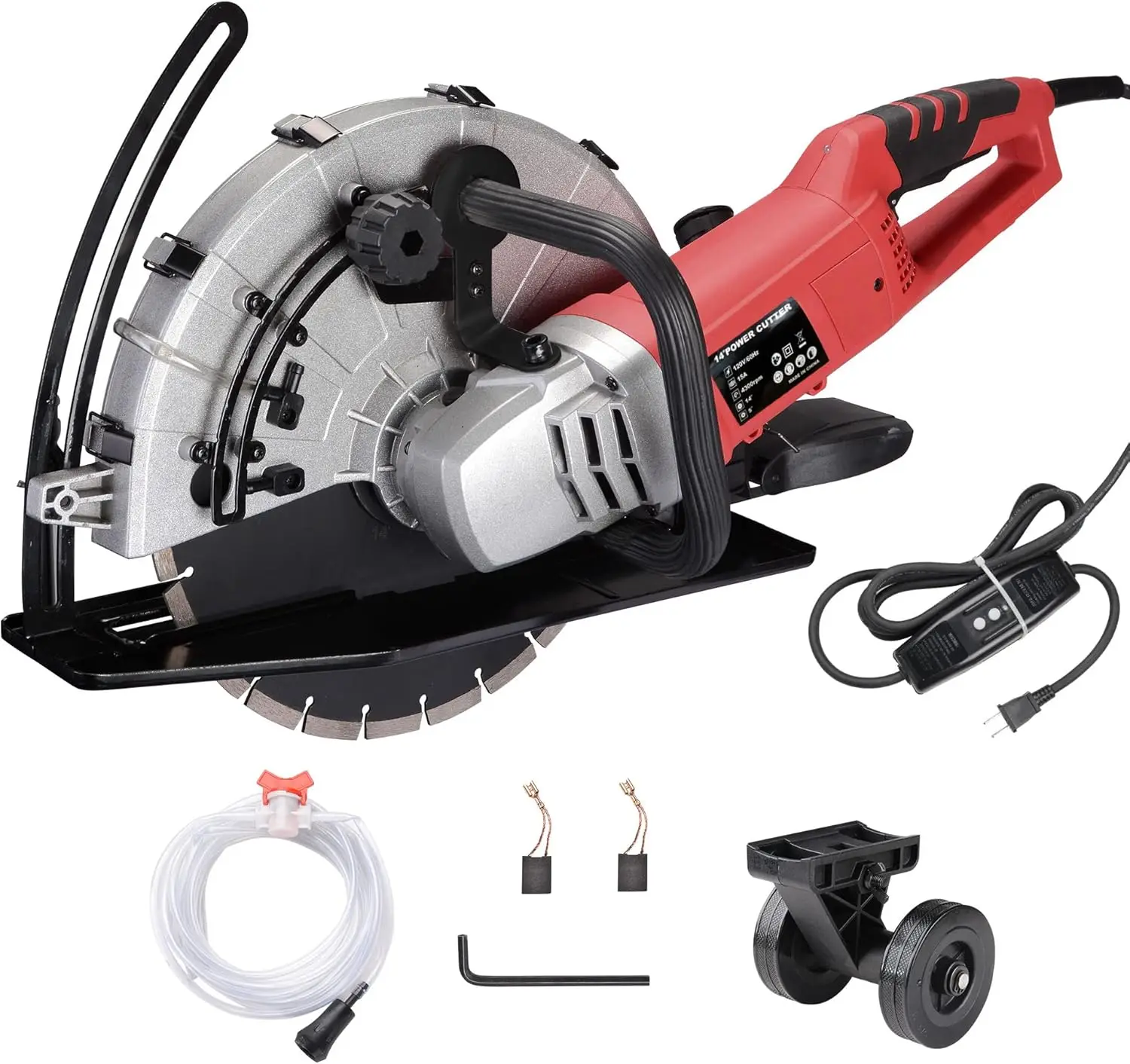 14 Inch Electric Concrete Saw Disc Cutter Wet Dry Circular Saw Stone Cutter Saw Blade For