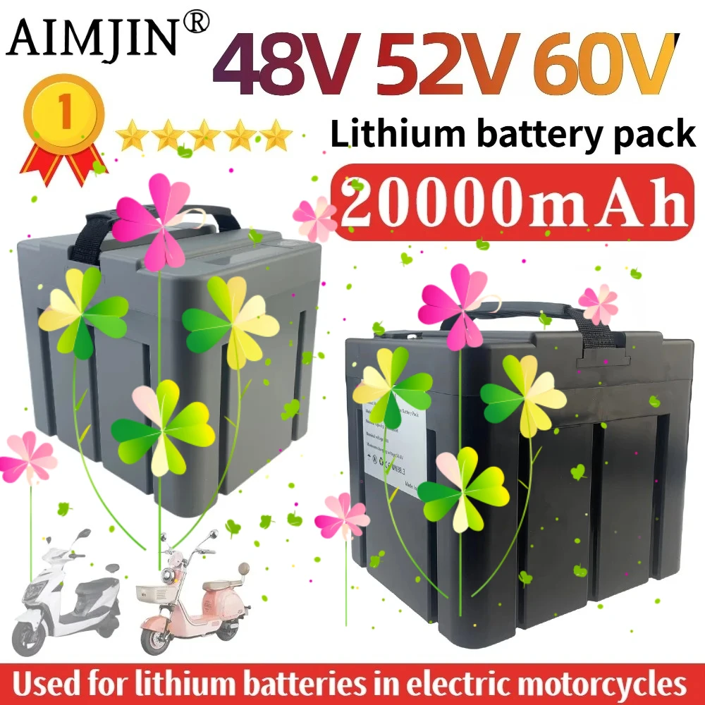 

48V/52V/60V 20000mAh Lithium ion Battery 20Ah Large Capacity New National Standard Battery Pack