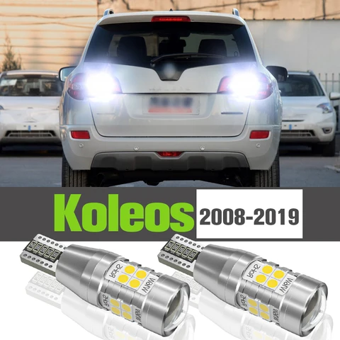 2 шсветодиодный, светодиодные фсветильник заднего хода для Renault Koleos 1 2 2008-2020 2009 2010 2011 2012 2013 2014 2016 2015 2017 2018