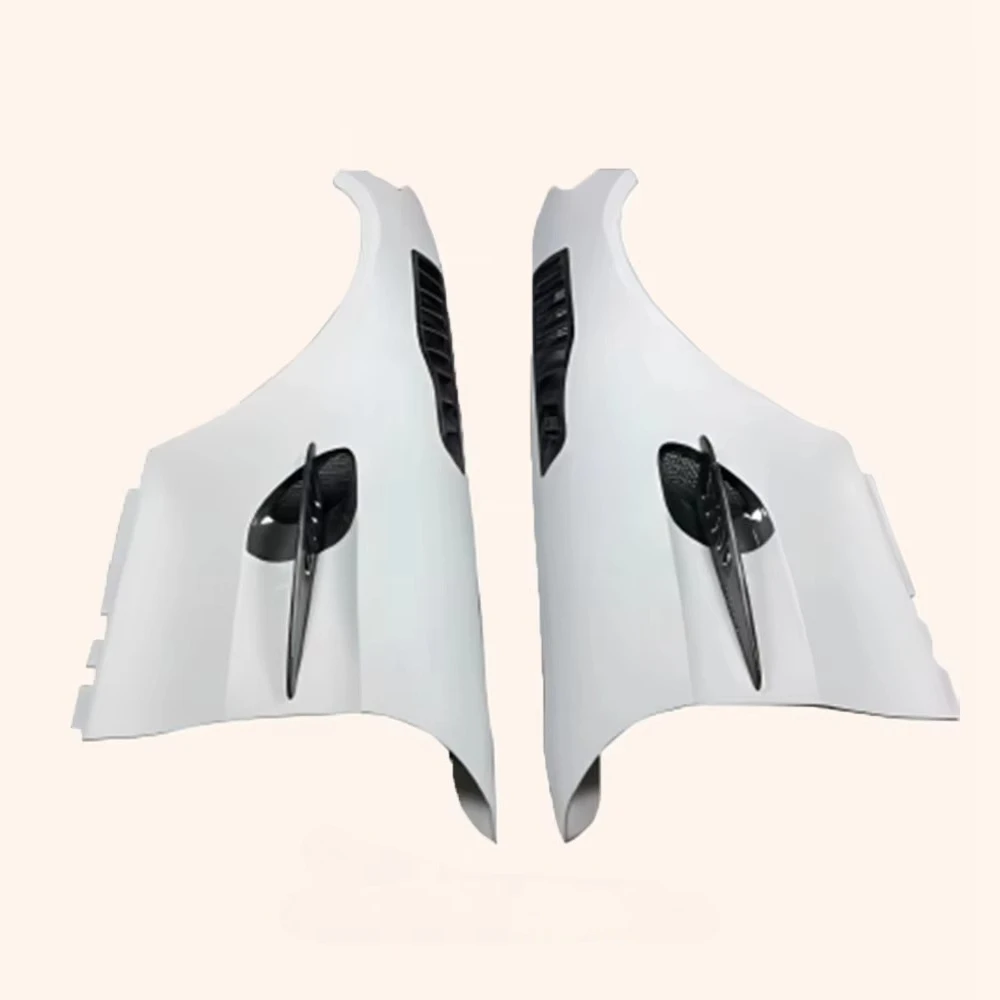 For AMG 2015-2021 GT GTS GTR Partial Carbon Fiber Front Fender with Vents #4