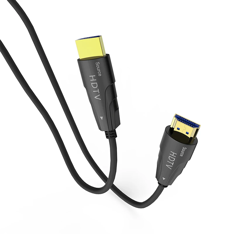 Cable de fibra óptica 8K 60Hz HDTV AOC 50m HDMI 2,1 Cable de fibra óptica de alta velocidad baja latencia 4K 120Hz HDMI Cable de fibra óptica