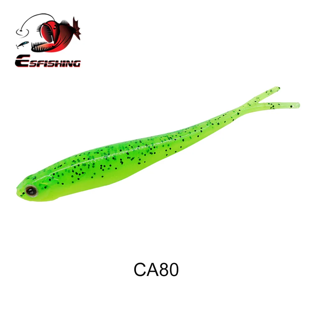 ESFISHING Weiche Angelköder Real Shad 130mm Pesca Köder Minnow Jigging Köder Isca Künstlicher Köder zum Angeln auf Hecht und Forelle