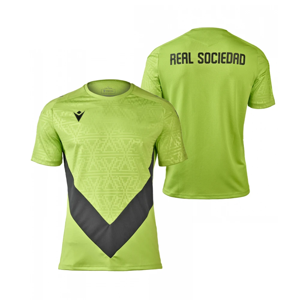 

Macron 2024-25 Season Home And Away Jersey Green Comfortable Breathable Loose Fit Fitness Outdoor Activities Men's T-shirt
