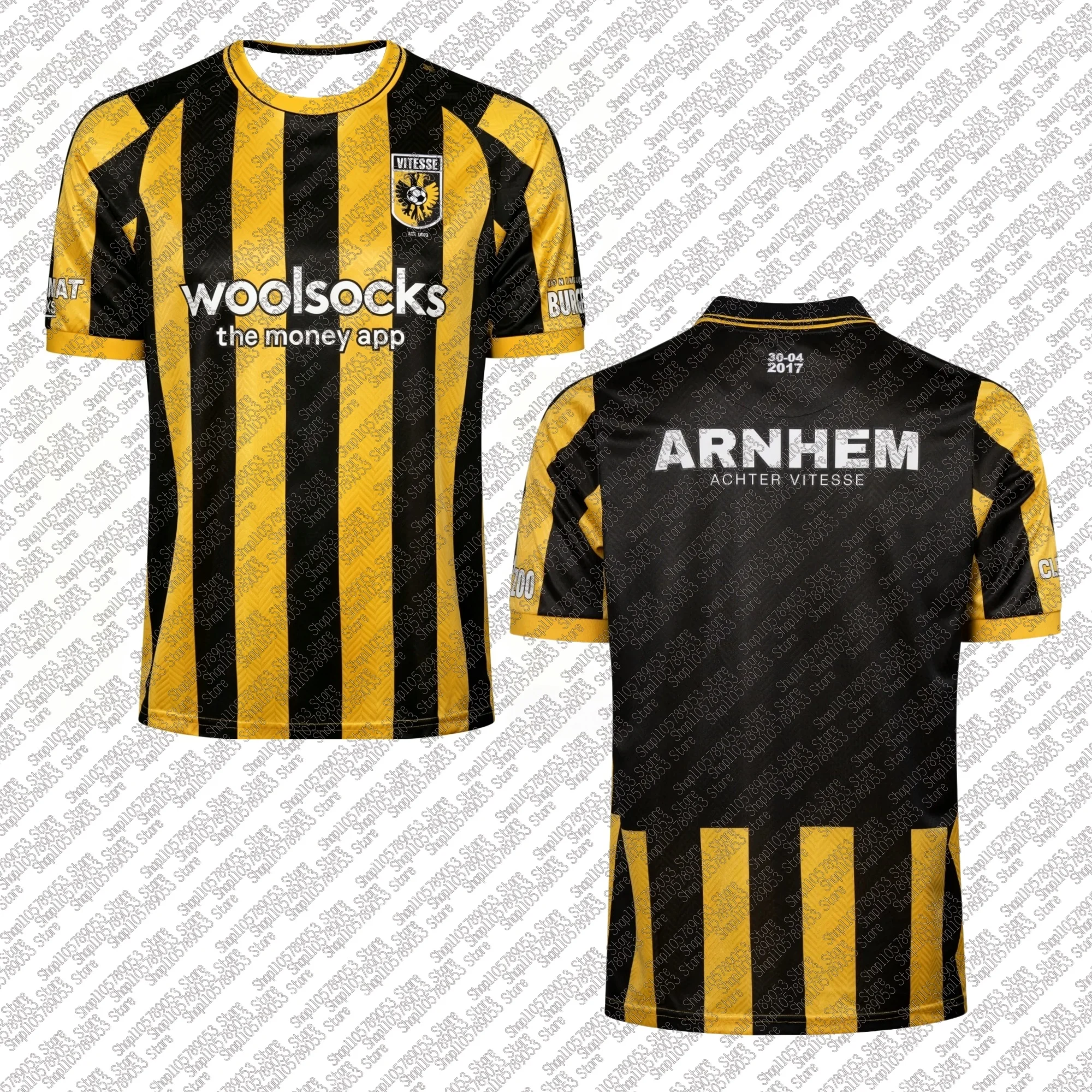 2026/27 Heren Kinderen Jongens Ademend Voetbalshirt Sport Snel-droogend Thuis Mannen Cadeau Top Volwassenen Thuis Voetbalwedstrijd V-Vitesse Hot