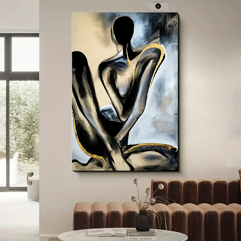 فن جداري تجريدي كلاسيكي لتزيين المنزل ، امرأة مثيرة عارية ، لوحة زيتية ، قماش عالي الدقة ، ملصق مطبوع ، ممر ، ديكور مدخل