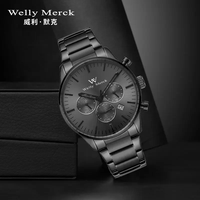 Genuine New Welly Merck Men's Darth Vader Quartz Watch Simple Fashion Watches