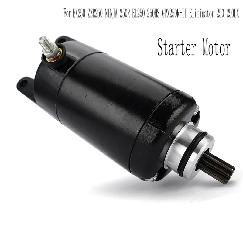Superior-Motorcycle Starter Motor For Kawasaki KLE250 Anhelo EX250 ZZR250 NINJA 250R EL250 250HS GPX250R-II Eliminator 250 250LX