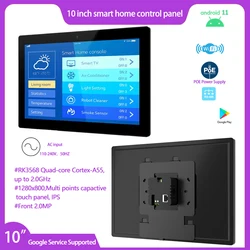 10.1 Inch New 2024 Smart Home Automation Control Panel Android POE Tablet Touch Screen Support Tuya Home Assistant Smart life