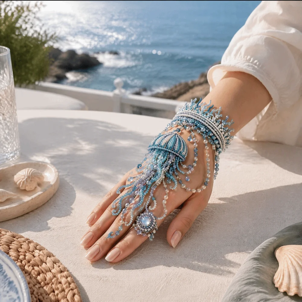 Animal Design Animal Shaped Bracelet Beginner-Friendly Non-Finished Products Jewelry Making Set Hand Jewelry Craft