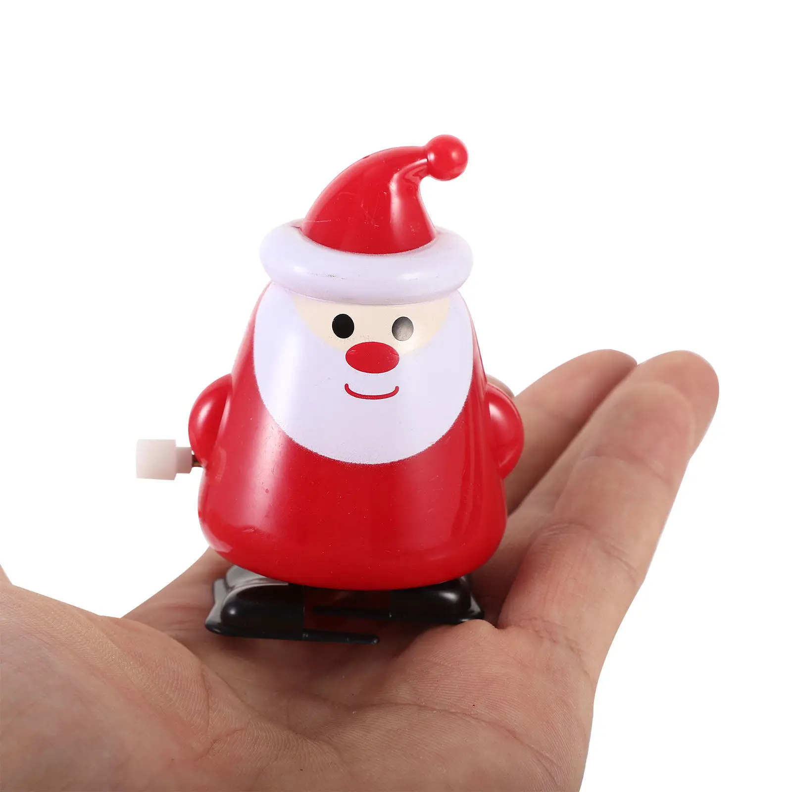 

3Pcs Christmas Santa Wind Up Plaything Novelty Clockwork Design No Required Funny Walking Action Kids Party Gift Xmas