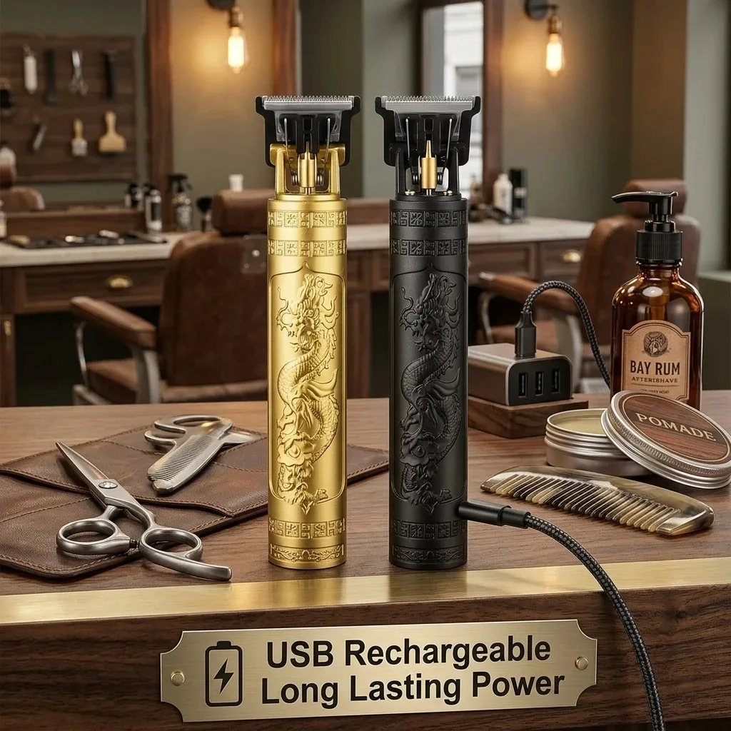 Tondeuse à cheveux électrique 2026 pour hommes, tondeuse de barbier, tondeuse à barbe électrique pour hommes