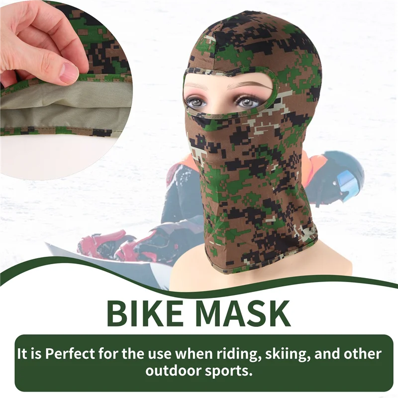 AA75-قناع وجه كامل خارجي من ألياف لدنة بالاكلافا قناع رقيق لركوب الدراجات النارية والتزلج CS