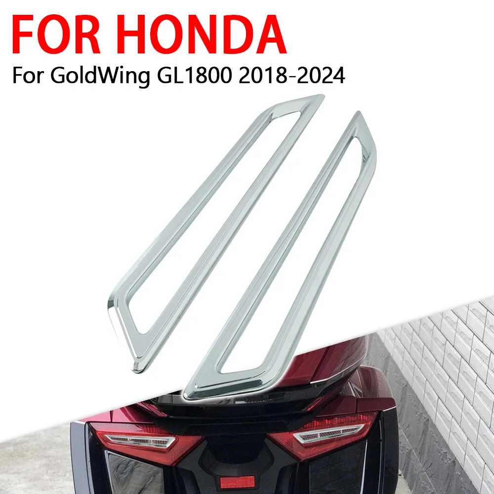 

New Motorcycle Accessories Chrome ABS Rear Turn Signal Light Trim Decoration For Honda Goldwing Gold Wing GL1800 GL 2018 - 2023