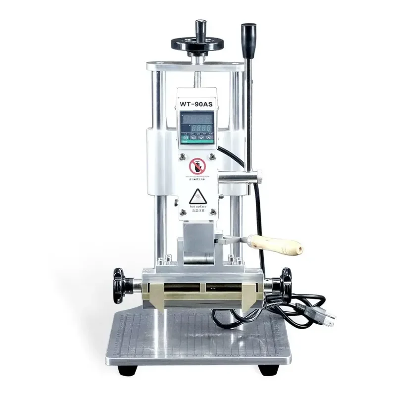 Full Automatic Hot Stamping Machine Digital Gold Silver Brass Foil Letters Stamper Laser Custom Logo Leather Embossing