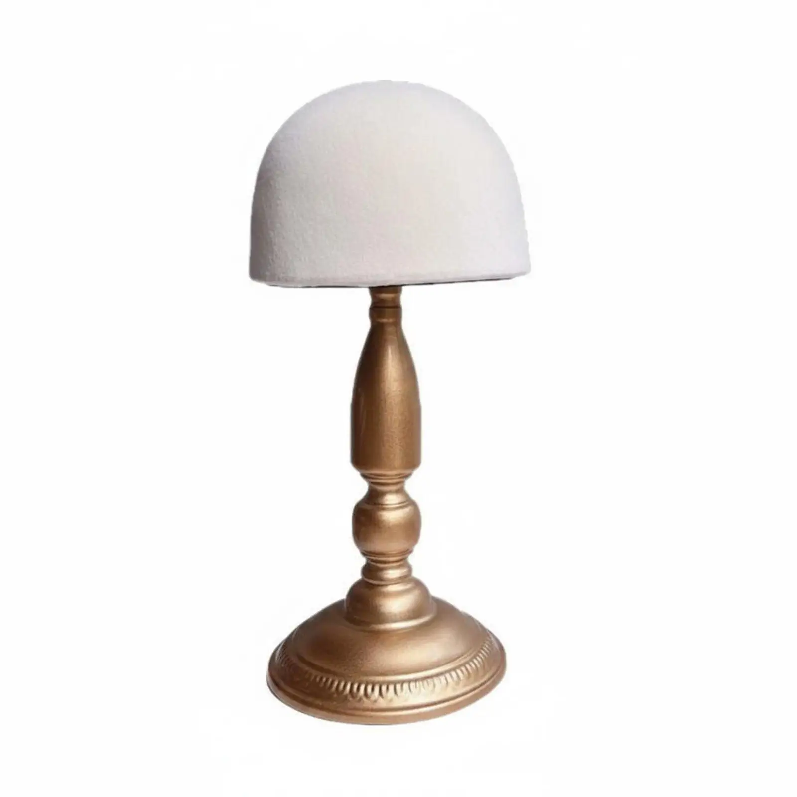 Half Dome Hat Stand Detachable cloth Hat Form Fastenable Canvas Headwear Display Stand for Retailers, Shop Owners, Boutique,