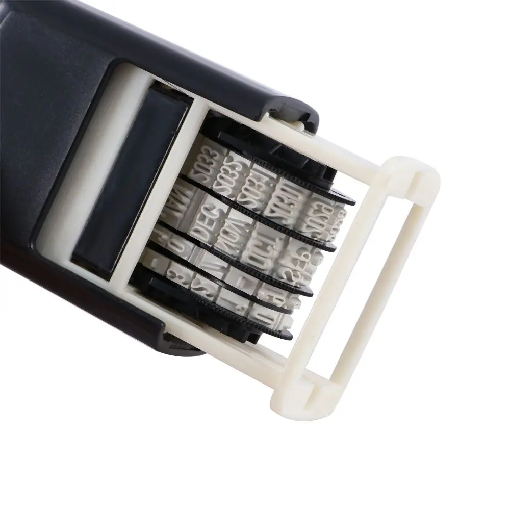 Self-Inking Mini School Stamping Metal Convenient Scrapbooking Account Seal DIY Mud Set Date Stamps Date Seal Office Supplies