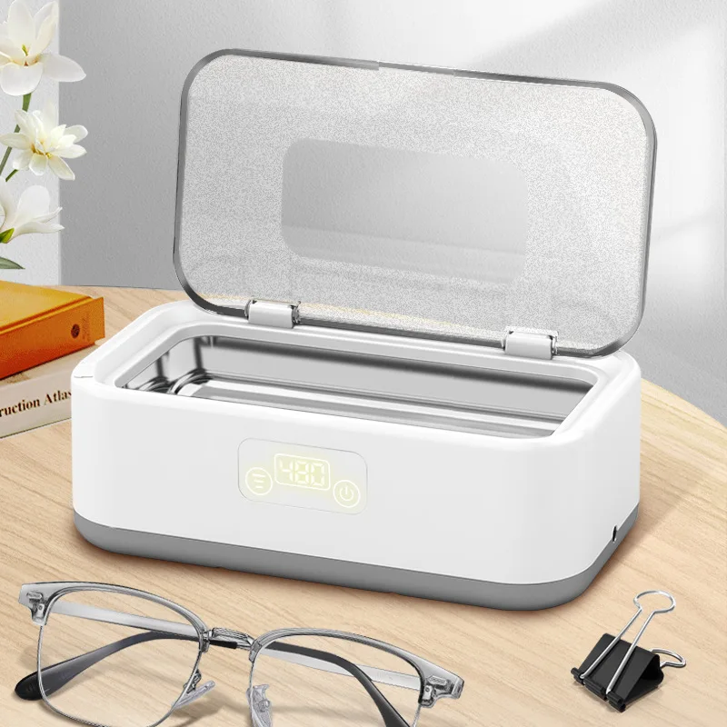 40W 49khz Ultrasonic Glasses Cleaner A5 Adjustable cleaning time for cleaning glasses, pacifiers and toothbrushes 0~ 600s