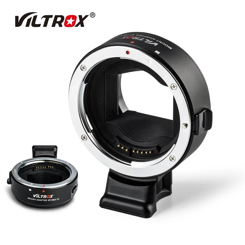 

Viltrox EF-NEX IV Auto Focus Lens Adapter Ring Full Frame for EOS EF/EF-S Lens to E-mount Camera A9II A7R A7IV A6500