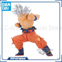 En Stock Banpresto Dragon Ball sangre de Saiyans Son Goku figura Anime en caja modelo genuino muñecas juguete ornamento niño Festival regalo