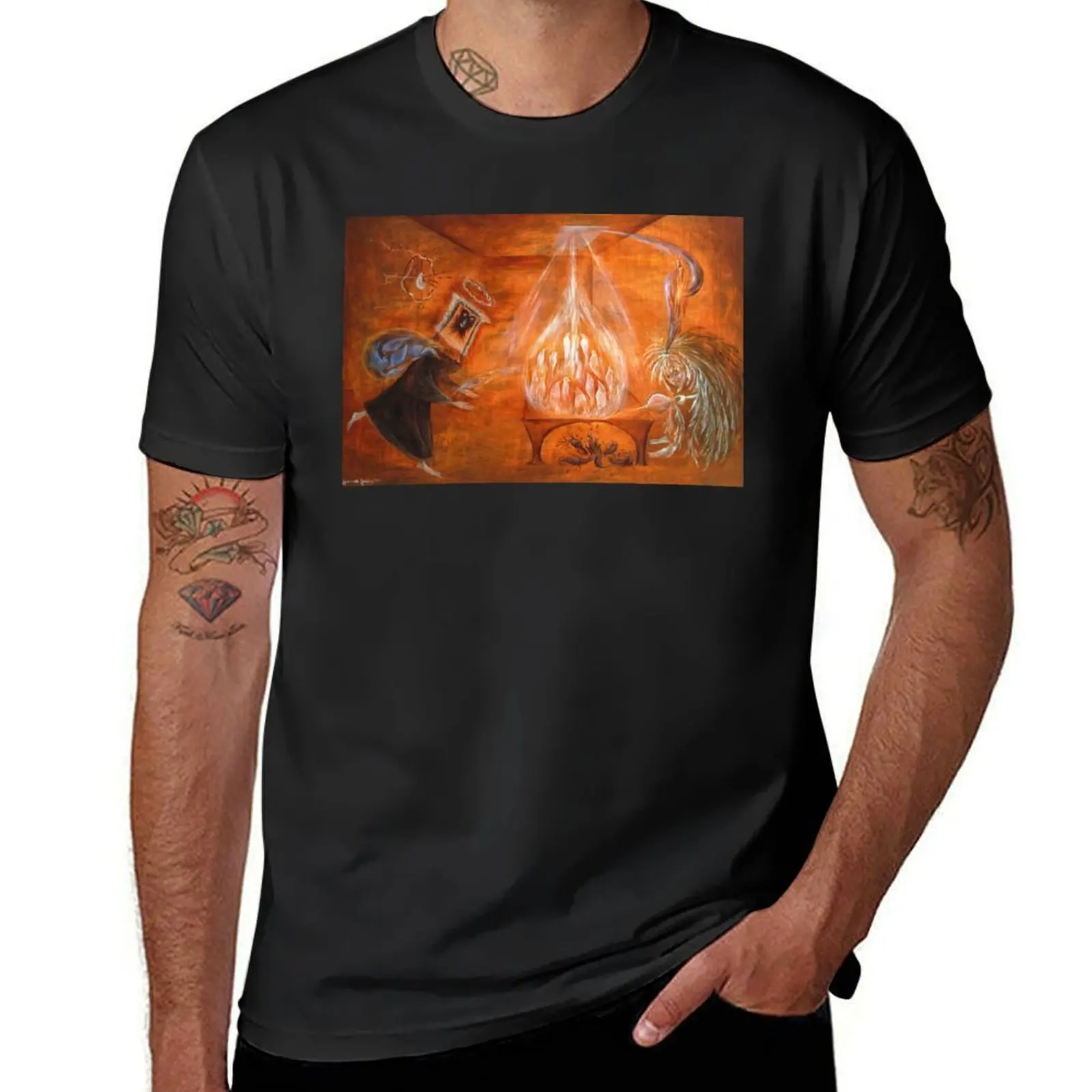 Leonora Carrington T-Shirt Tees Zomer Top Slim Fit T-Shirts Voor Mannen