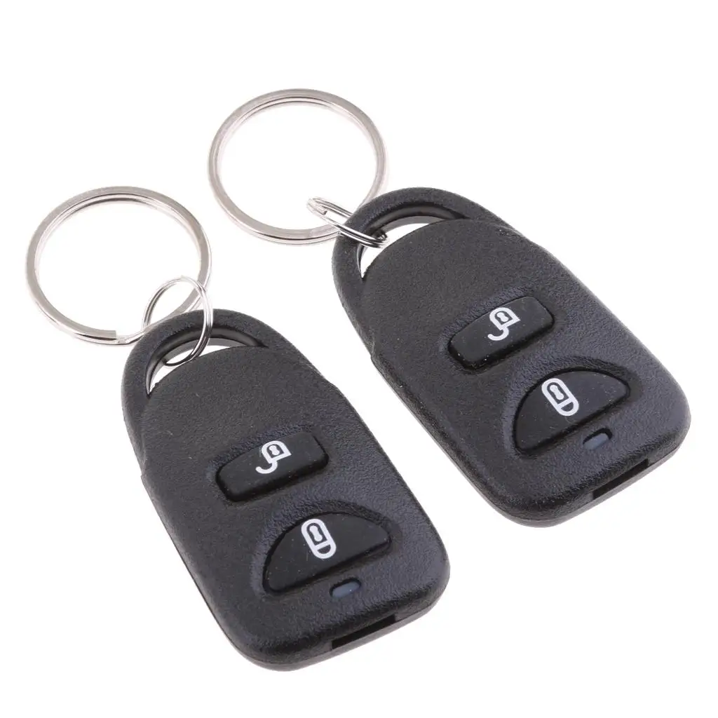 Door Locking Vehicle 2Button Keyless Entry System Car Remote Central Kits